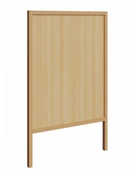 Garderobenstütze mit Dekorrück- wand, 5 Plätze, BHT 100x130x4cm