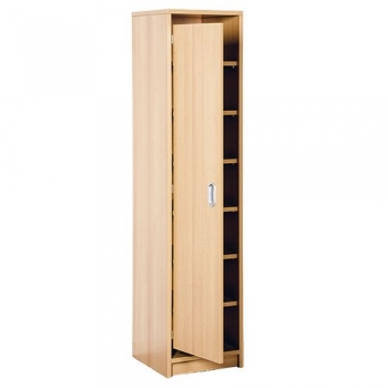 Garderobenbeistellregal BxHxT 36x158x40cm, 1 Tür li., 6 Böden