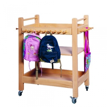 Taschenwagen mit 28 Haken, B/H/T: 82,5x86x56 cm