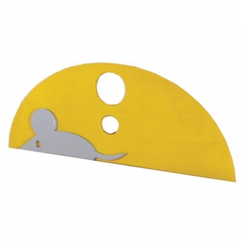 Motivaufsatz Maus und Käse für Garderobe