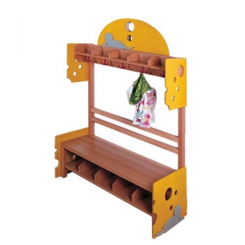 Motivaufsatz Maus und Käse für Garderobe