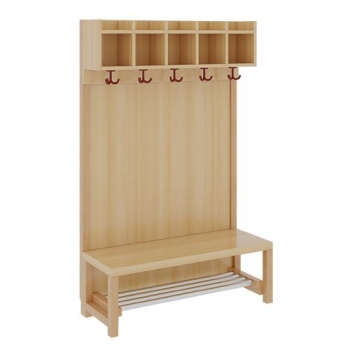 Garderobe mit offener Ablage, Sitzhöhe 34 cm, BHT 100x130x39 cm