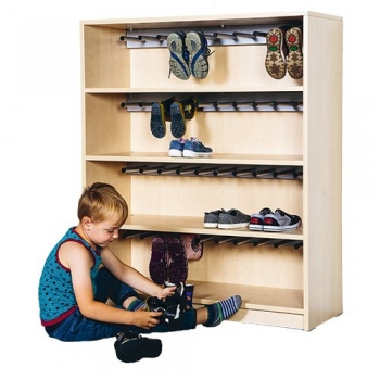 Stiefelregal für 20 Paar Stiefel BxHxT 100x120x40 cm