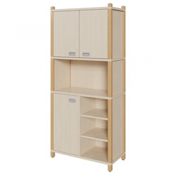 Schrank als Stollenmöbel, B/H/T 82x180x40cm