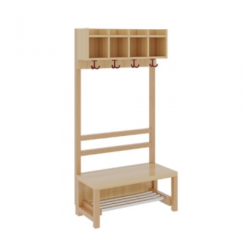 Kindergarten Garderobe mit offener Ablage, B/T 80x39 cm