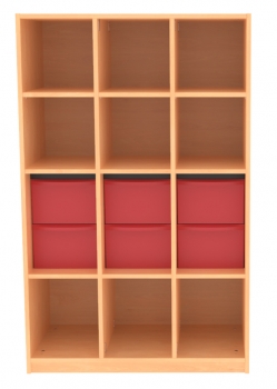 Materialregal mit 6 hohen Schubladen, BxHxT 95x152x50 cm