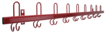 Wandgarderobe Hakenleiste Stahl 51 cm mit Dreifachhaken
