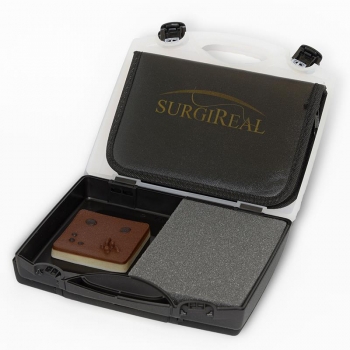 Hautbiopsie-Set mit Hautläsionsgewebe, dunkelhäutig, 4-0 Naht