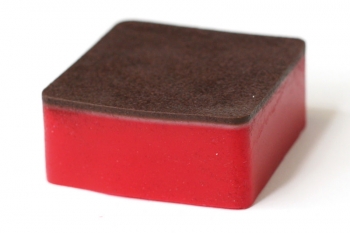 Simuliertes Gewebe mit drei Injektionstiefen, dunkler Hautton