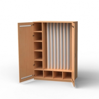 Liegepolsterschrank für 9 Liegepolster bis 140 x 60 cm