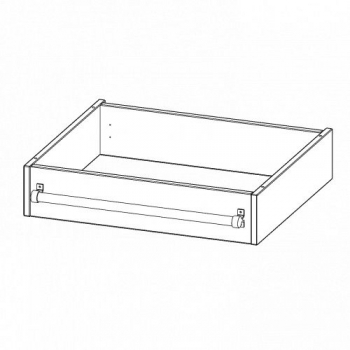 Leiterzarge für Korpus B/T 70x60 cm, zur Aufnahme einer Leiter