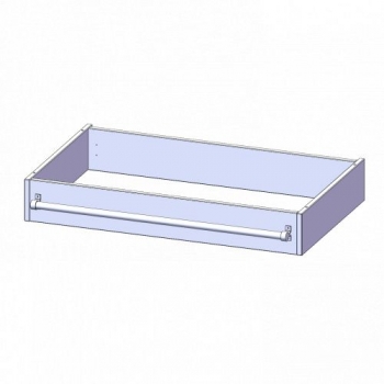 Leiterzarge für Korpus B/T 100x60 cm, zur Aufnahme einer Leiter