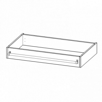 Leiterzarge für Korpus B/T 104,5x60 cm, zur Aufnahme einer Leiter