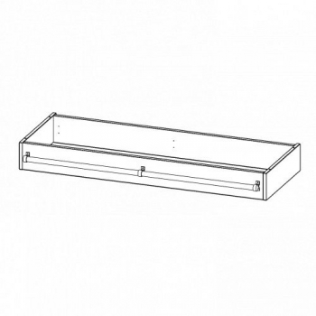 Leiterzarge für Korpus B/T 138,7x50 cm, zur Aufnahme einer Leiter