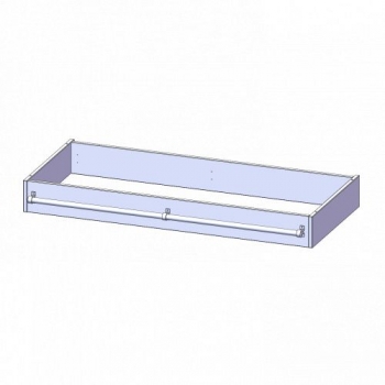 Leiterzarge für Korpus B/T 138,7x60 cm, zur Aufnahme einer Leiter