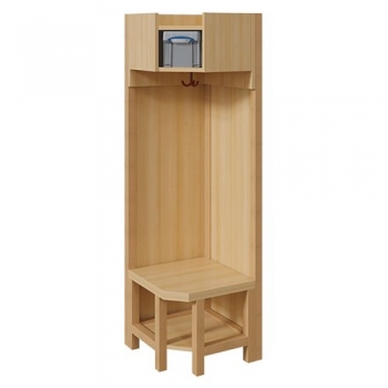 Garderoben-Innenecke, für einfache Ablage inklusive Box