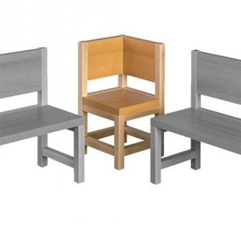 Innen-Eckbank mit Rückenlehnen