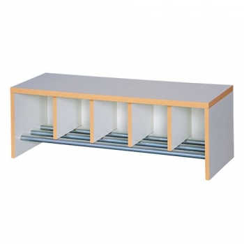 Garderobenbank mit integriertem Schuhrost