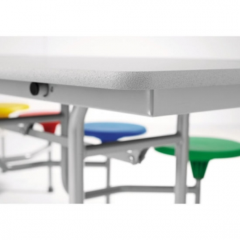 Klapptisch Rechteckig Small 12 Sitze, Tisch- /Sitzhöhe 61/34 cm