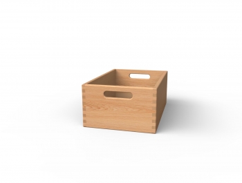 Materialkasten mit Griffloch