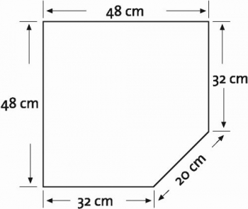 Eckteil mit 5 Böden + Tragrahmen