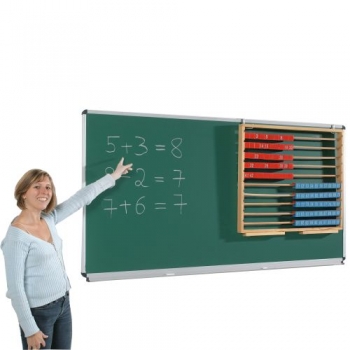 Wandtafel aus Stahl, Serie ST, grün