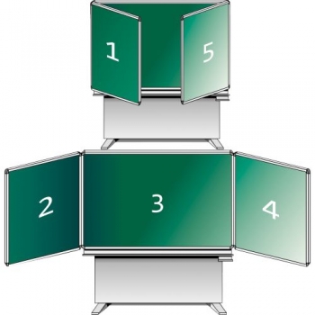 Whiteboard Wandtafel Schultafel aus Stahl, Serie MST, weiß