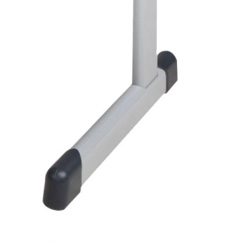 Fußkappe 35x55 mm ohne Filz für Schüler-/Lehrertisch T-Modell