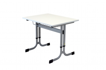 Zweier-Schülertisch 130 x 55 cm, höhenverstellbar DIN 3-7