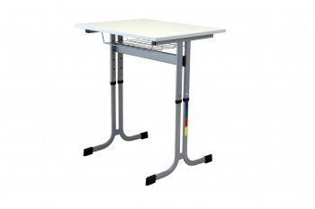 Schülertisch 70x55 cm höhenverstellbar mit Vollkernplatte