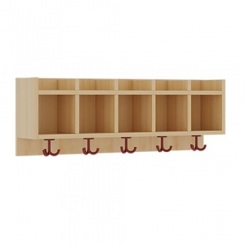 Garderobenablage mit 4 Fächern, B/H/T: 80x34,5x20 cm