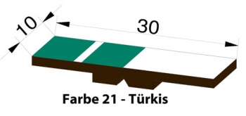 Kippmagnet - Magnetsymbolsatz für 1 Lehrperson, 21-türkis (CMP-M 30/21)