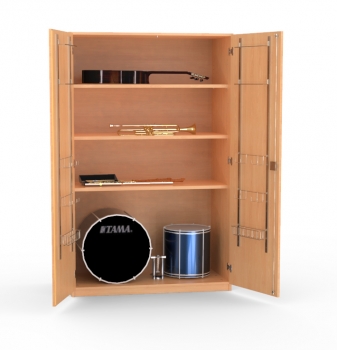 Musikschrank Typ J, BxHxT 120x190x60 cm