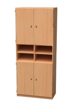 Lehrerfachschrank mit 8 Fächern, BxHxT 80x200x60 cm