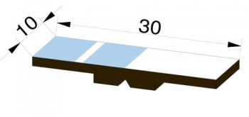 Kippmagnet - Magnetsymbolsatz für 1 Lehrperson, 26-hellblau (CMP-M 30-26)
