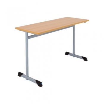 Zweier-Schülertisch Modell 3420, Tischplatte Melamin mit ABS-Kante