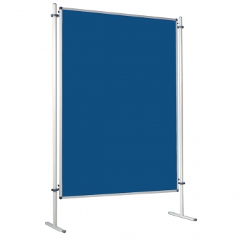 Moderationswand, Coronaschutzwand mit doppelseitigier Klettenstoffoberfläche Serie NSTT F