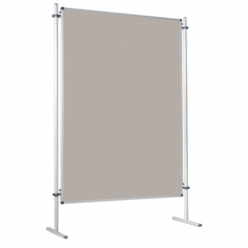 Moderationswand, Coronaschutzwand mit doppelseitigier Klettenstoffoberfläche Serie NSTT F