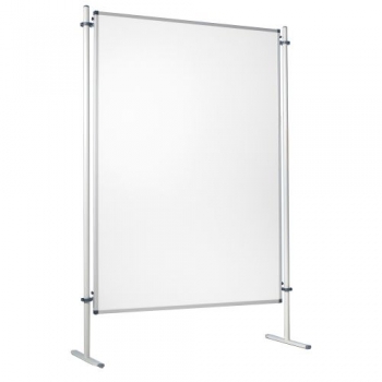 Moderationswand, doppelseitiges Whiteboard, Stahltafel emailliert. Serie NSTT EW