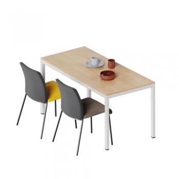 Tischserie FLEXIBEL Quadrattisch Melamin