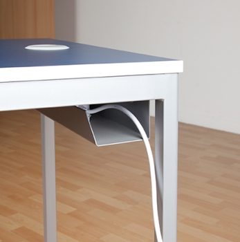 Notebook Laptop Arbeitstisch 120 x 80 cm mit offenem Kabelkanal