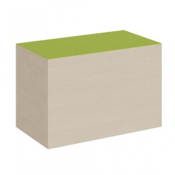 Rechteck-Podest rundum geschlossen, Linoleum-Deckplatte