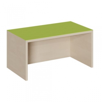 Rechteck-Podest einseitig offen, Linoleum-Deckplatte