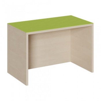 Rechteck-Podest einseitig offen, Linoleum-Deckplatte