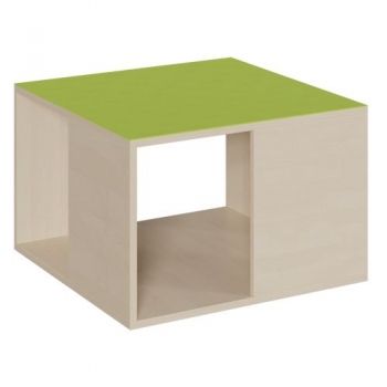 Quadratisches Podest mit Linoleum-Deckplatte