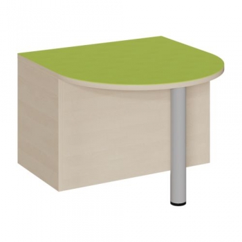 Freiform-Podest, geschlossen mit Halbrundansatz, Linoleum-Deckplatte