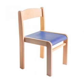 Stapelstuhl LIMBI mit Linoleum