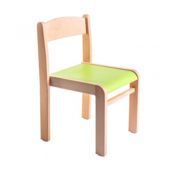 Stapelstuhl LIMBI mit Linoleum