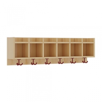 einfache Garderobenablage