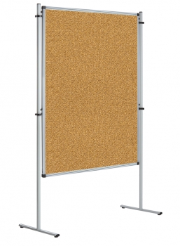 Stellwand mit Korkoberfläche 170x120 cm